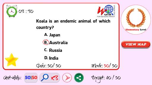 WQuiz - Fun Quizzes About The World screenshot 5