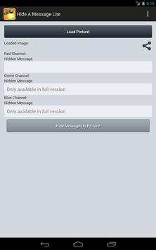 Hide A Message Lite screenshot 3