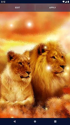 Brave Lion Live Wallpaper 6 تصوير الشاشة