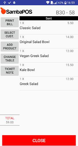 SambaPOS Mobile Client screenshot 4
