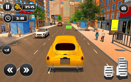 US Taxi Driver: Yellow Cab Driving Games screenshot 1