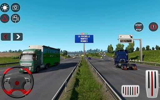 Euro Truck Driving Games Sim screenshot 2