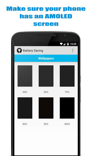 Battery Saving Wallpapers screenshot 1