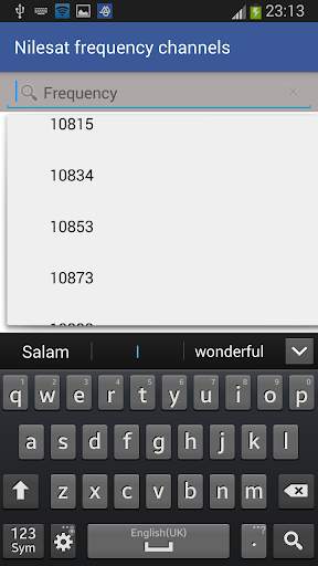 Frequency Channels for Nilesat screenshot 7