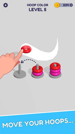 Hoop Stack Puzzle screenshot 1