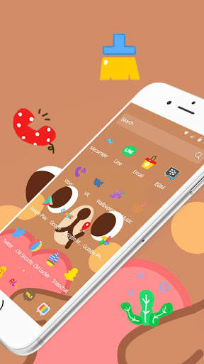 Cartoon Bear Face Emoji Theme🐻 screenshot 3