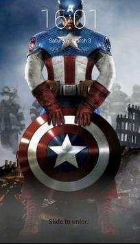 Captain America Lock Screen screenshot 5