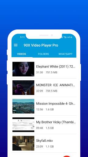 90X Video Player Pro screenshot 1
