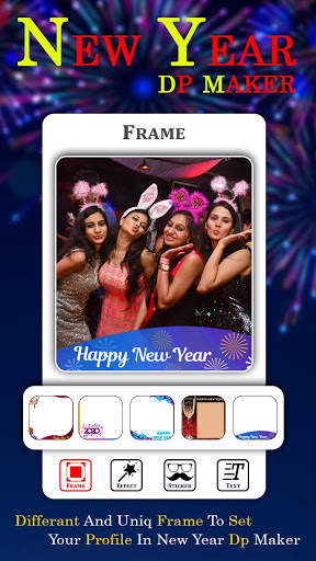 New Year DP Maker- New Year Profile Pic Maker screenshot 1