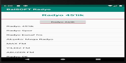 BalSOFT Internet Radyo screenshot 3