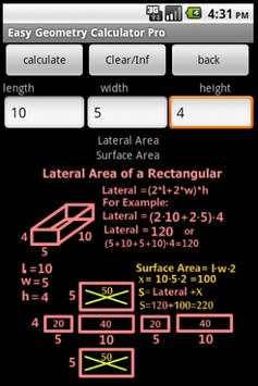 Easy Geometry Calculator screenshot 19
