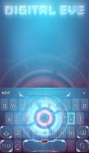 Digital Eye Animated Keyboard 2 تصوير الشاشة