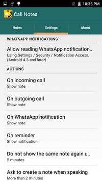 Call & WhatsApp Reminder Notes screenshot 4