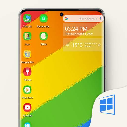 Rainbow Colorful Theme for Computer Launcher 1.2
