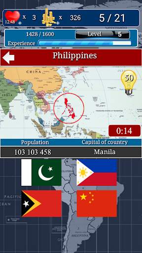 Geography: capitals, flags, countries screenshot 5