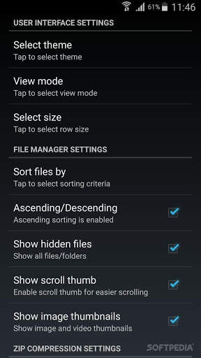 AndroZip™ Free File Manager 🎀 скриншот 2
