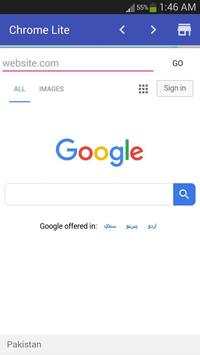 Chrome Lite screenshot 2