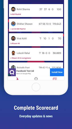 Live cricket Score - T20 Fixtures & Info screenshot 4