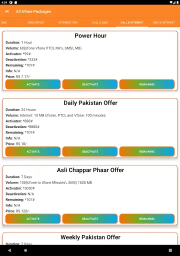 Ufone Packages 2021 | Ufone Packages 2021 Newest screenshot 16