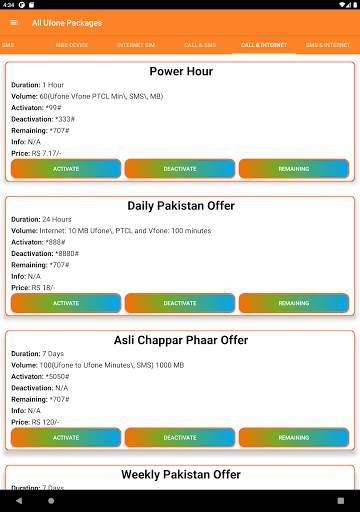 Ufone Packages 2021 | Ufone Packages 2021 Newest screenshot 16