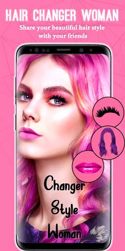 Women Hair Changer Photo Editor screenshot 2