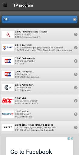 TV program (BiH) 3 تصوير الشاشة