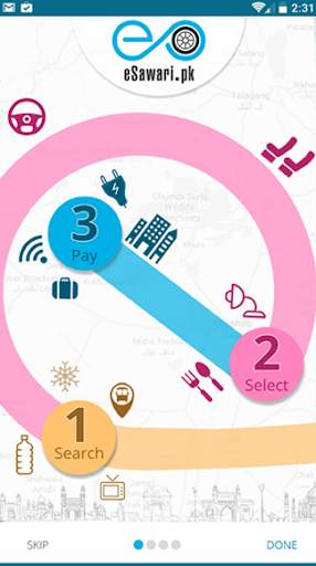 eSawari - Buy Bus Tickets Online screenshot 1