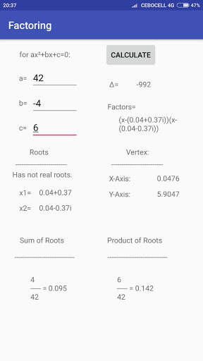 Factoring-Factorization скриншот 4
