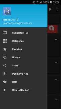Mobile Live Tv Channels screenshot 4
