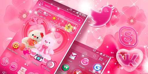 Love Bear Launcher Theme screenshot 1