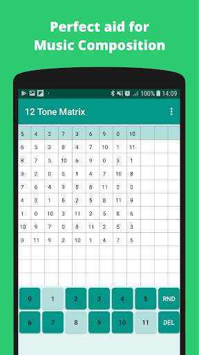 12 Tone Matrix Calculator - Music Composition screenshot 1