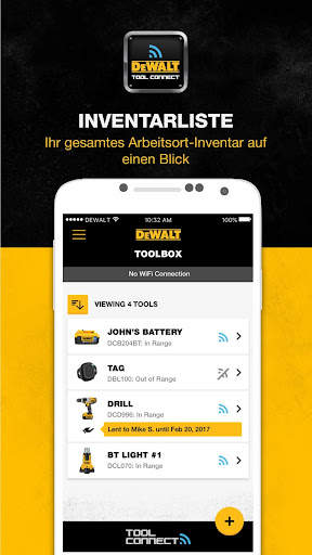 DEWALT Tool Connect screenshot 2