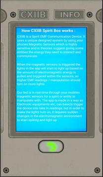 CXIIB EMF Spirit Box screenshot 2