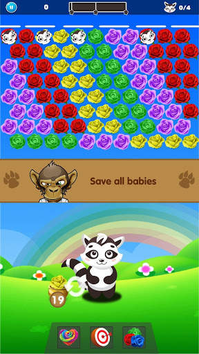 Panda Shooter Rose -New Rose Garden Blossom Crush screenshot 6