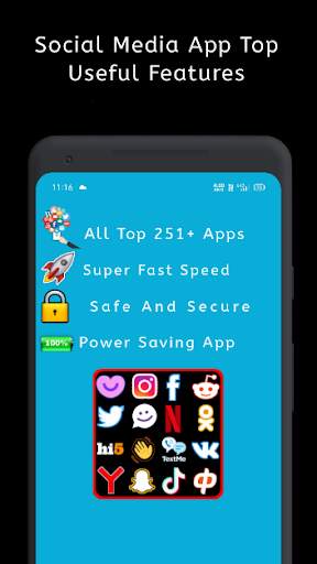 All Social Media & Social Networks Apps- Worldwide screenshot 4