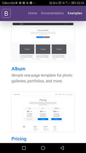 Bootstrap 4 screenshot 5