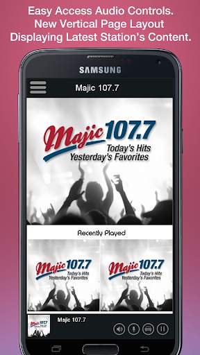 Majic 107.7 screenshot 1