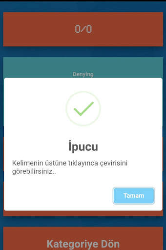 WordAppPractice İngilizce Türkçe Kelime Pratiği скриншот 12