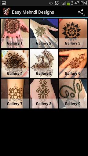 Easy Mehndi Designs screenshot 1
