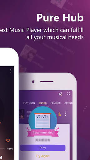 PureHub - Free Music Player screenshot 2