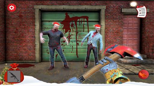 Horror Santa Zombie Game - Modern Zombie Killer screenshot 1
