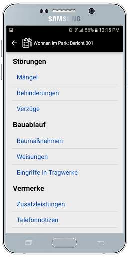Bauskript Bautagebuch App screenshot 5