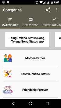 Telugu Video Status and Telugu Status Videos App screenshot 1