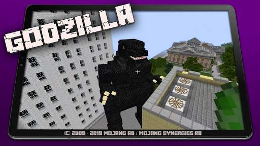Годзилла Аддон Кинг for MCPE скриншот 3
