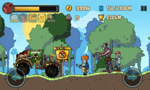 Zombie Road Racing screenshot 1