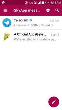 SkyApp messenger screenshot 1