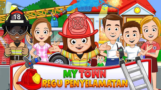 My Town : Fire station Rescue screenshot 7