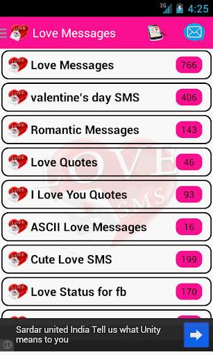 Love Messages screenshot 1