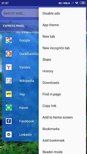 Comodo - Fast web browser screenshot 2