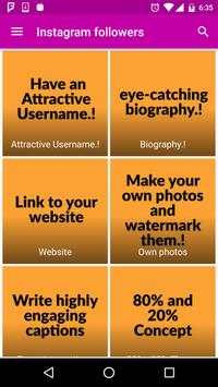 Tips to get followers ! screenshot 2